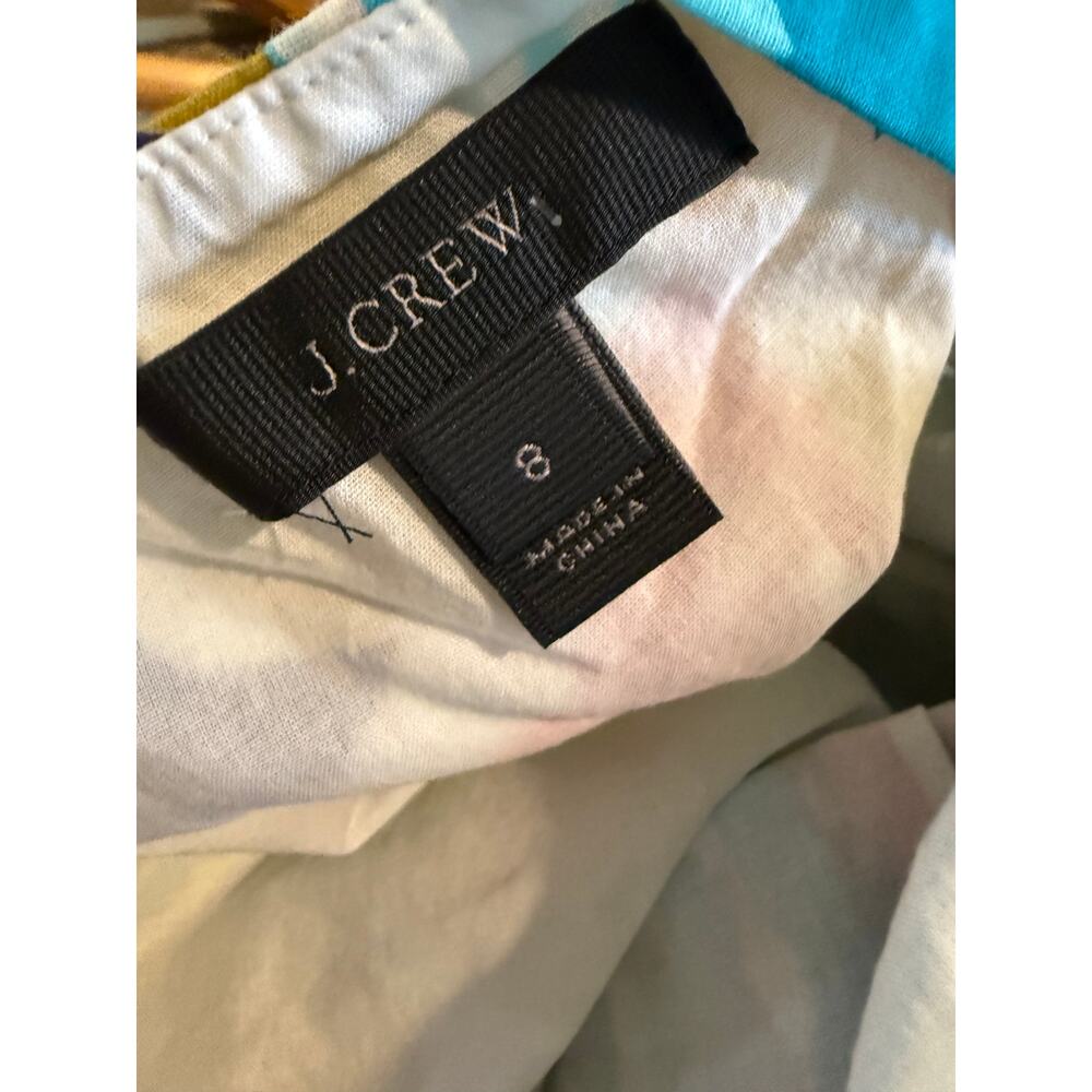J Crew Colorful Sleeveless Baby Doll Tie Top 8 - Picture 5 of 6